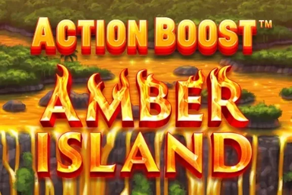 Capa do slot Action Boost Amber Island